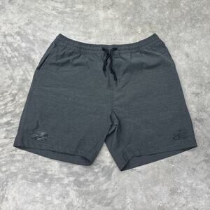 Grunt Style Drawstring Mens L Active Shorts Recycled Polyester Cotton Spandex
